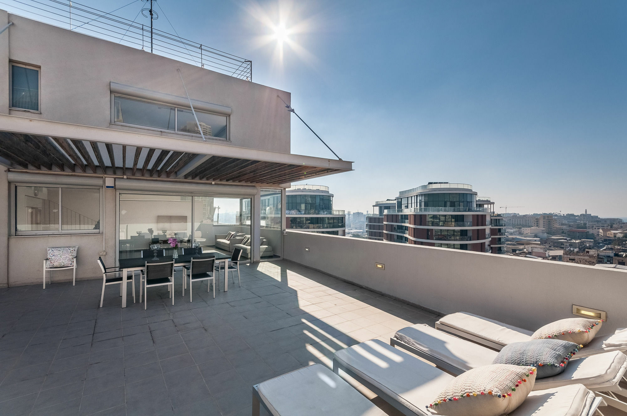 Appartamento Abarbanel St Incredible Penthouse Tel Aviv Esterno foto