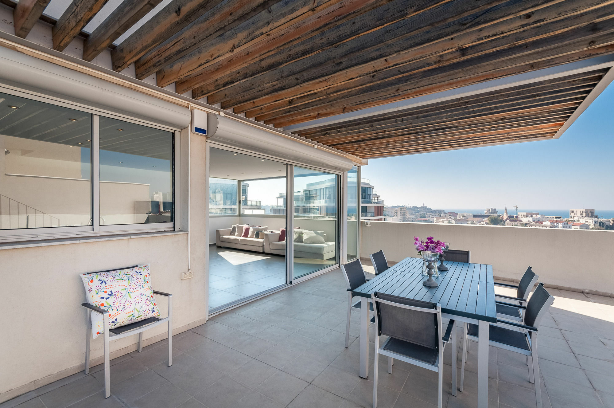Appartamento Abarbanel St Incredible Penthouse Tel Aviv Esterno foto