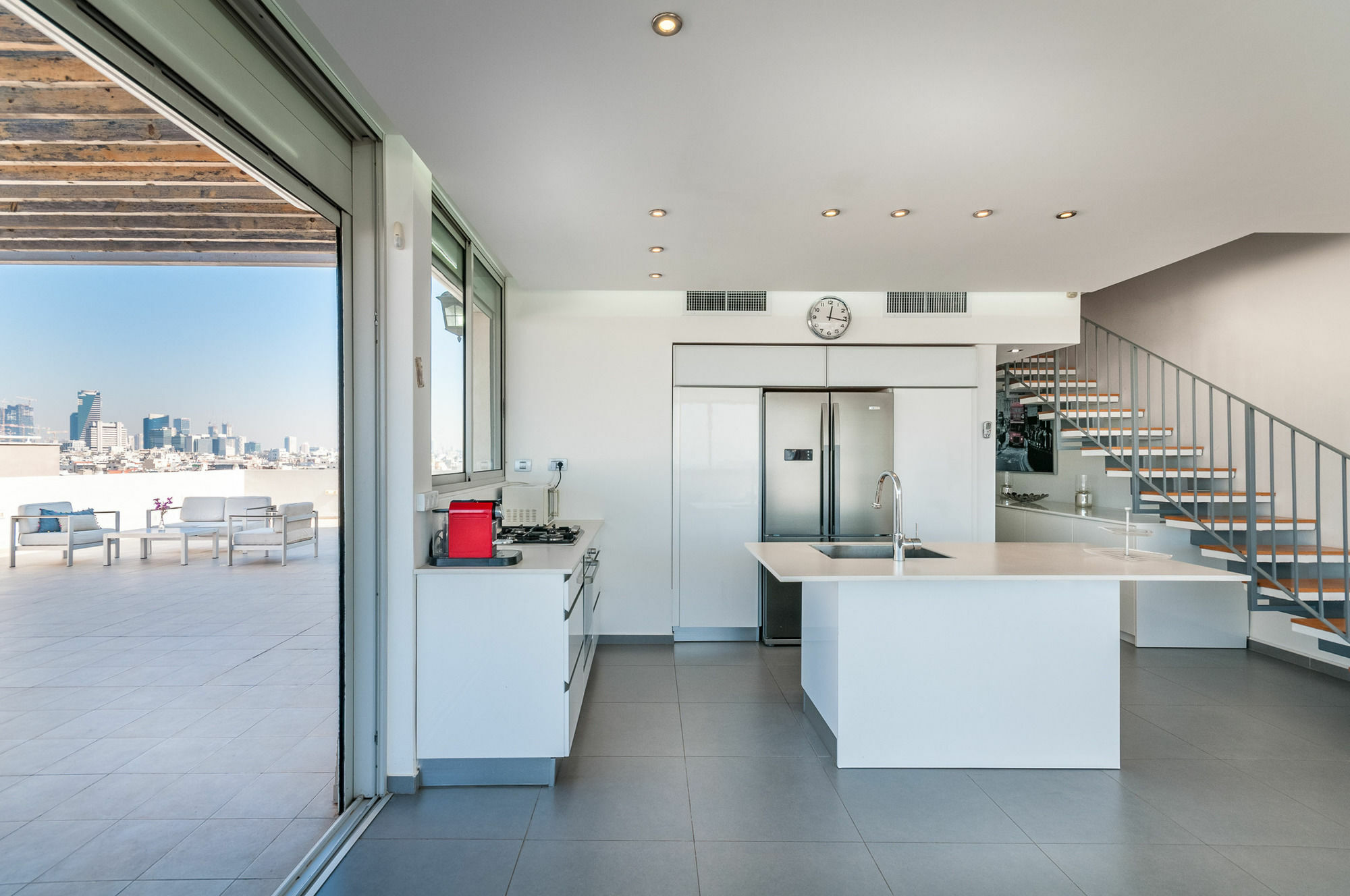 Appartamento Abarbanel St Incredible Penthouse Tel Aviv Esterno foto