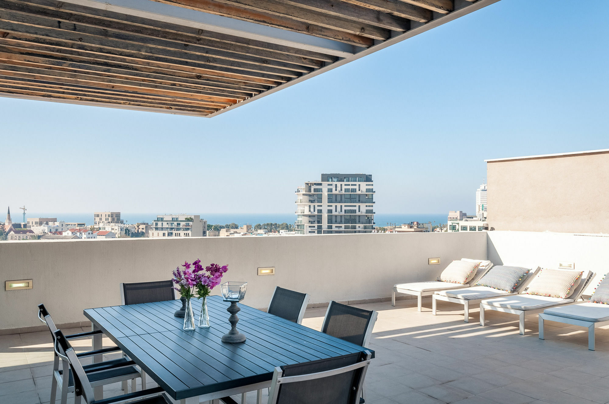 Appartamento Abarbanel St Incredible Penthouse Tel Aviv Esterno foto